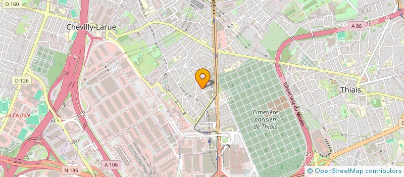 localisation de l'entreprise UNION NATIONALE DES RETRAITES ET PERSONNES AGEES, SECTION CHEVILLY - LARUE  CHEVILLY-LARUE