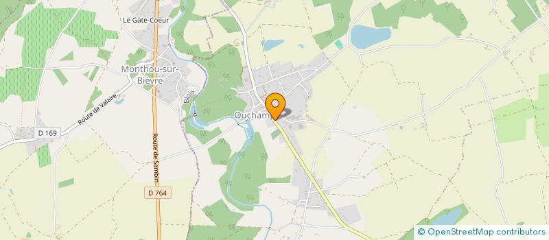 localisation de l'entreprise UNION NATIONALE DES RETRAITES ET PERSONNES AGEES - SECTION D'OUCHAMPS à LE CONTROIS-EN-SOLOGNE