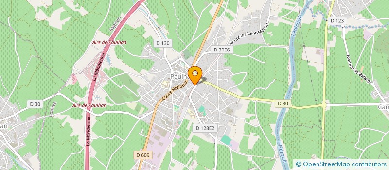 localisation de l'entreprise UNION NATIONALE DES RETRAITES ET PERSONNES AGEES - SECTION DE PAULHAN  PAULHAN