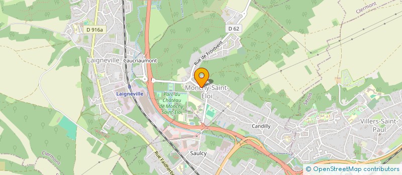 localisation de l'entreprise UNION NATIONALE DES RETRAITES ET PERSONNES AGEES SECTION MONCHY ST ELOI  MONCHY-SAINT-ELOI