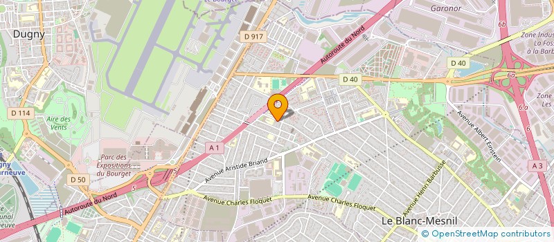 localisation de l'entreprise UNION NATIONALE DES RETRAITES ET PERSONNES AGEES (UNRPA) FEDERATION DE SEINE SAINT-DENIS à LE BLANC-MESNIL