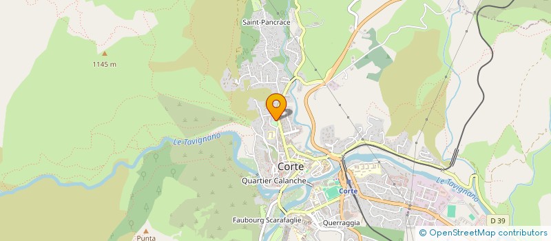 localisation de l'entreprise UNION NATIONALE DES SOUS OFFICIERS EN RETRAITE  CORTE