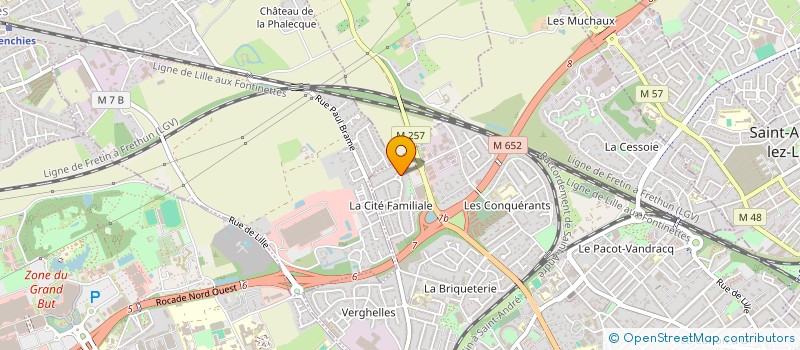 localisation de l'entreprise UNION NATIONALE DES SOUS-OFFICIERS EN RETRAITE DEPARTEMENT DU NORD à LAMBERSART