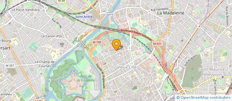 localisation de l'entreprise UNION NATIONALE DES TAXIS-59 à LILLE