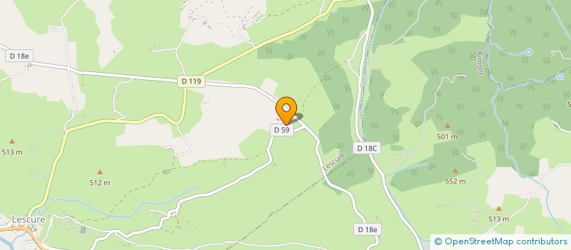 localisation de l'entreprise UNION NATIONALE DU PERSONNEL EN RETRAITE DE LA GENDARMERIE à LESCURE