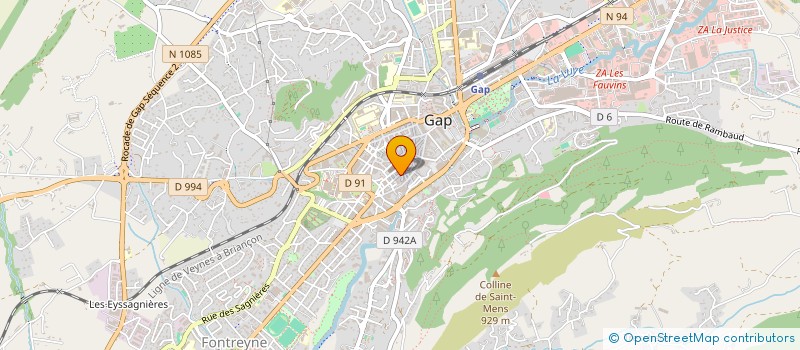 localisation de l'entreprise UNION NATIONALE DU PERSONNEL EN RETRAITE DE LA GENDARMERIE DEPARTEMENT DES HAUTES ALPES  GAP