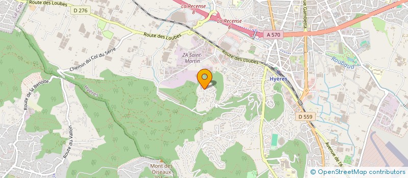 localisation de l'entreprise UNION NATIONALE DU PERSONNEL EN RETRAITE DE LA GENDARMERIE UNION DEPARTEMENTALE DU VAR à HYERES