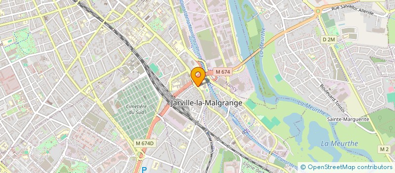 localisation de l'entreprise UNION NATIONALE DU SPORT SCOLAIRE COLLEGE ALBERT CAMUS  JARVILLE-LA-MALGRANGE