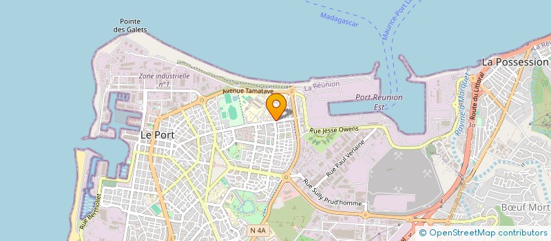 localisation de l'entreprise UNION NATIONALE DU SPORT SCOLAIRE DU LYCEE D'ENSEIGNEMENT PROFESSIONNEL DU PORT à LE PORT