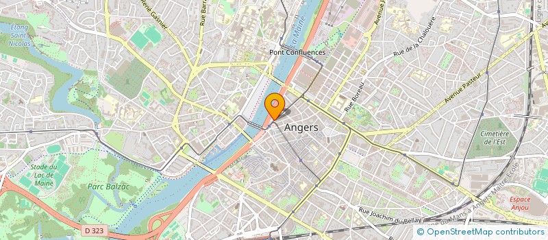 localisation de l'entreprise UNION NATIONALE FORCE OUVRIERE BRANCHE CREDIT MUTUEL à ANGERS