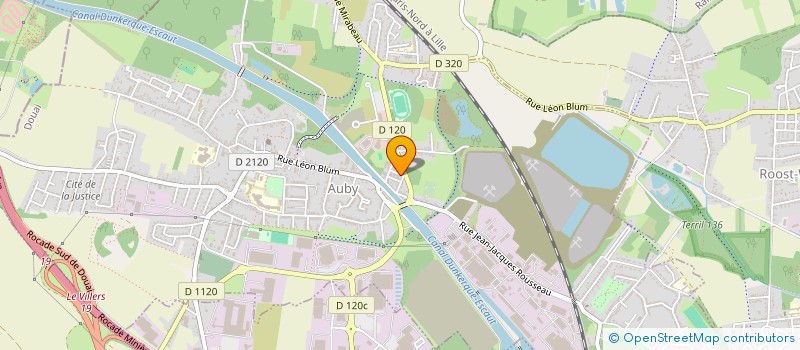 localisation de l'entreprise UNION NATIONALE INDEPENDANTE DES ETUDIANTS  AUBY