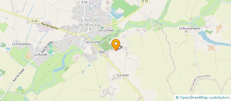 localisation de l'entreprise UNION NATIONALE INDUSTR FRANCAIS AMEUBLE à MONTAIGU-VENDEE