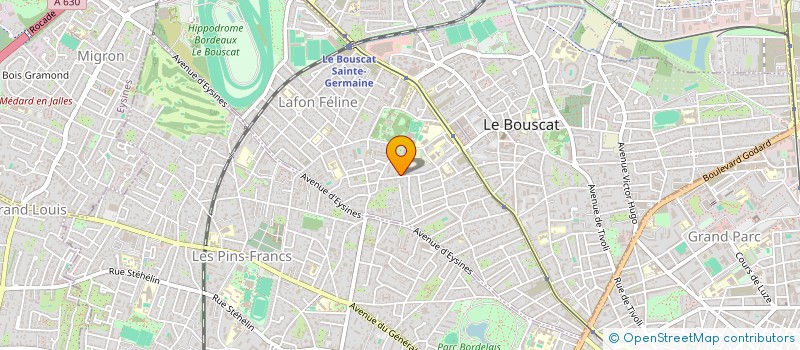 localisation de l'entreprise UNION NATIONALE INTERPROFESSIONNELLE - COMMERCE ET ARTISANAT DE PROXIMITE  LE BOUSCAT