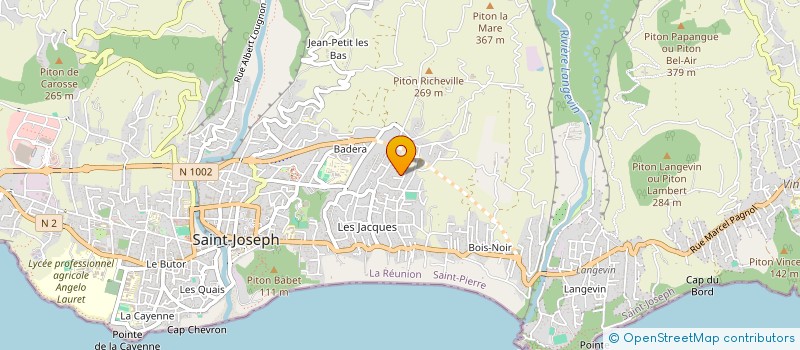 localisation de l'entreprise UNION NATIONALE INTERPROFESSIONNELLE POUR UN DEVELOPPEMENT DURABLE à SAINT-JOSEPH