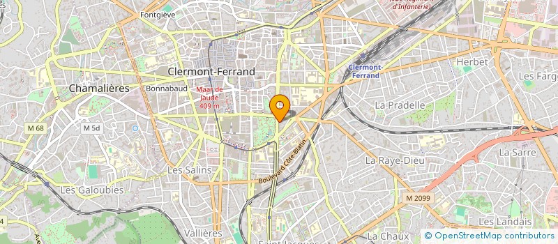 localisation de l'entreprise UNION NATIONALE OFFICIERS RESERVE DU PDD  CLERMONT-FERRAND