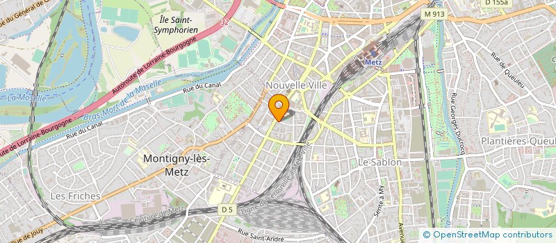 localisation de l'entreprise UNION NATIONALE POUR INTERETS MEDECINE à METZ