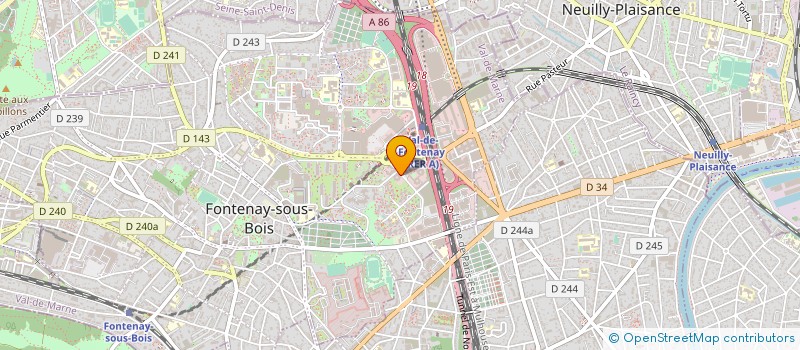 localisation de l'entreprise UNION NATIONALE POUR LE RECOUVREMENT DES COTISATIONS RETRAITES DE L'ENSEIGNEMENT PRIVE à FONTENAY-SOUS-BOIS