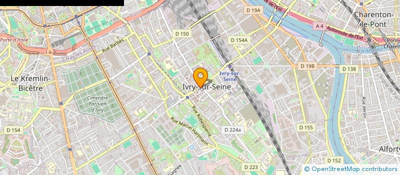 localisation de l'entreprise UNION NATIONALE SYNDIC AUTONOME EDUCATIO  IVRY-SUR-SEINE