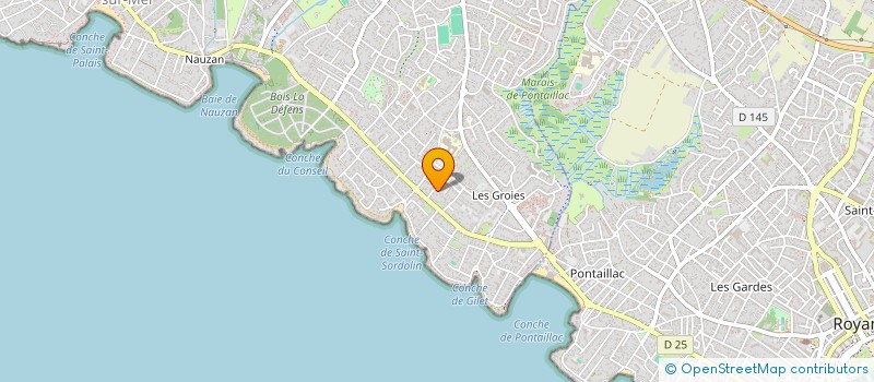 localisation de l'entreprise UNION NATIONALES DES ENTREPRISES DE COIFFURE DU DEPARTEMENT DE LA CHARENTE-MARITIME  VAUX-SUR-MER