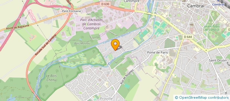localisation de l'entreprise UNION NAUTIQUE DE CAMBRAI à CAMBRAI