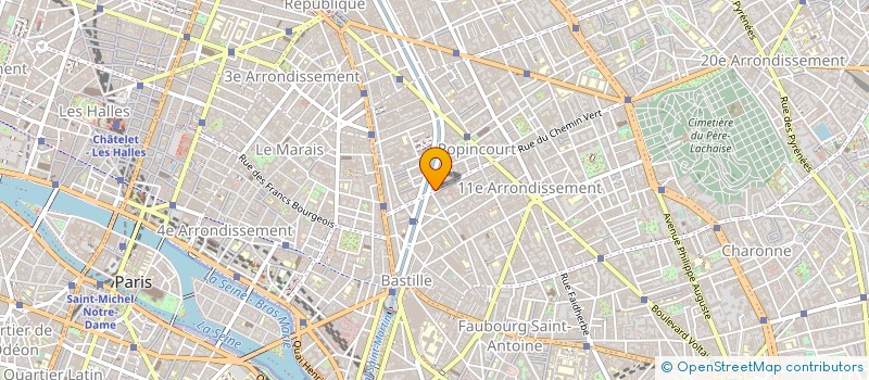 localisation de l'entreprise UNION NLE DES MUTUELLES DE LA SANTE  PARIS