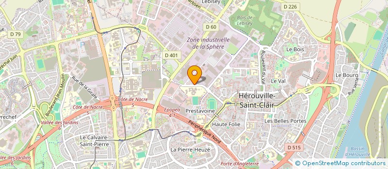 localisation de l'entreprise UNION NORMAND MARITIM TOURISTI  HEROUVILLE-SAINT-CLAIR