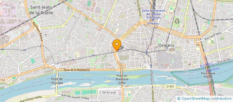 localisation de l'entreprise UNION NORMANDE DU LOIRET  ORLEANS