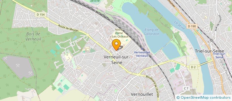 localisation de l'entreprise UNION NOTRE DAME  VERNEUIL-SUR-SEINE