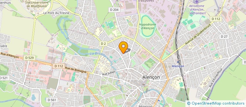 localisation de l'entreprise UNION OEUVRES ENFANCE ET JEUNESSE à ALENCON