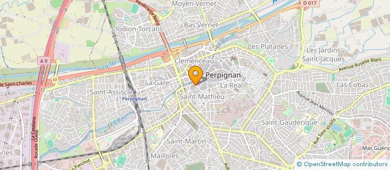 localisation de l'entreprise UNION OEUVRES SOCIALES PERSONNEL PTT PO à PERPIGNAN