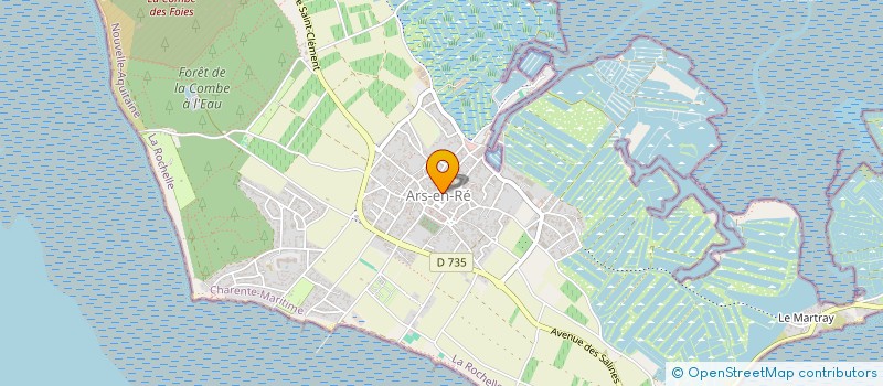 localisation de l'entreprise UNION OFFICES TOURISME ET SYND INITIATIV  ARS-EN-RE