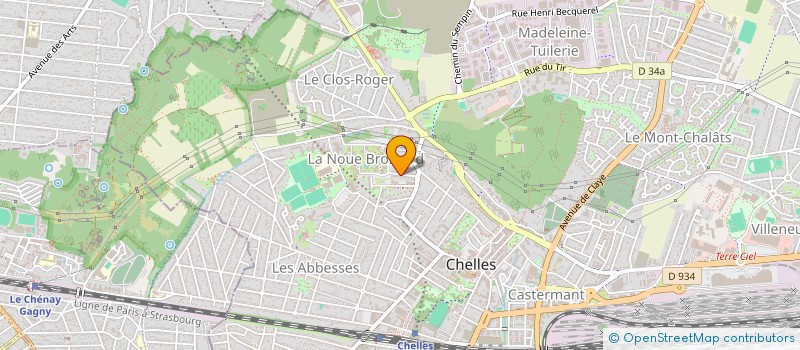 localisation de l'entreprise UNION OMNISPORT DE CHELLES à CHELLES