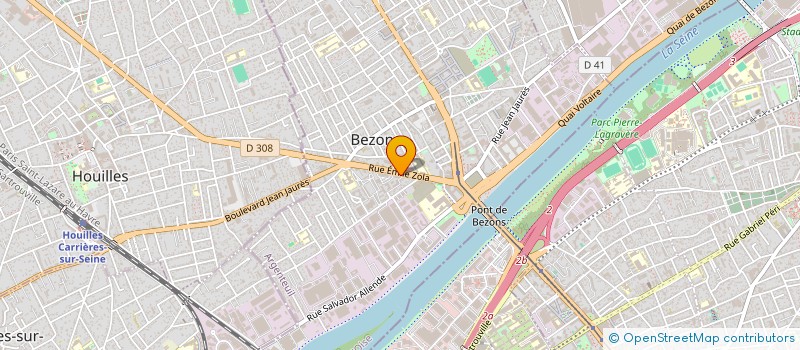 localisation de l'entreprise UNION- OPTIK à BEZONS