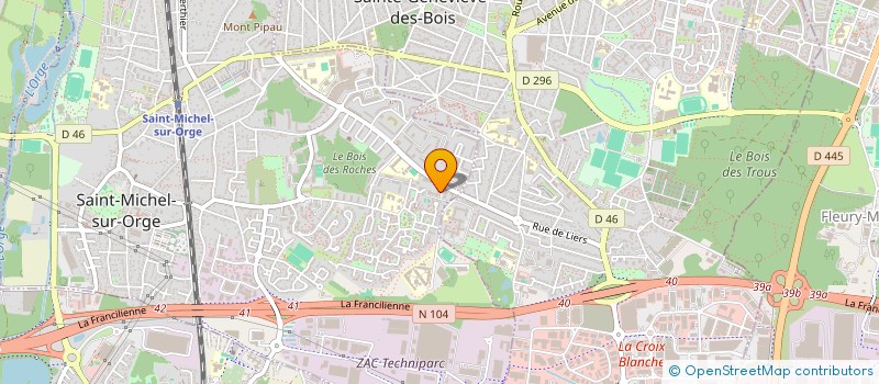 localisation de l'entreprise UNION ORIGINE TRANSPORTS à SAINT-MICHEL-SUR-ORGE