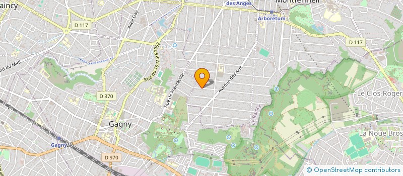 localisation de l'entreprise UNION OUVRIERE  MONTFERMEIL