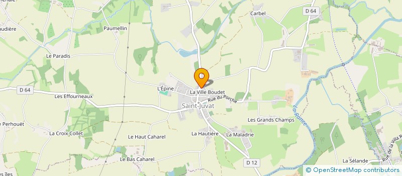 localisation de l'entreprise UNION PALETTISTE JUVATIENS  SAINT-JUVAT