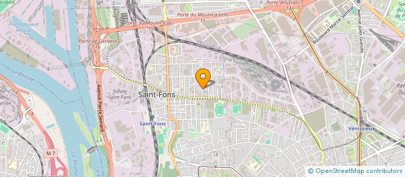 localisation de l'entreprise UNION PARE BRISE à SAINT-FONS