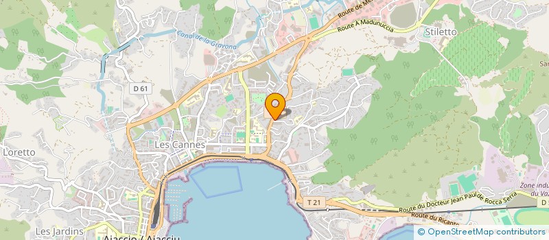 localisation de l'entreprise UNION PATRONALE INTERPROFESSIONNELLE à AJACCIO