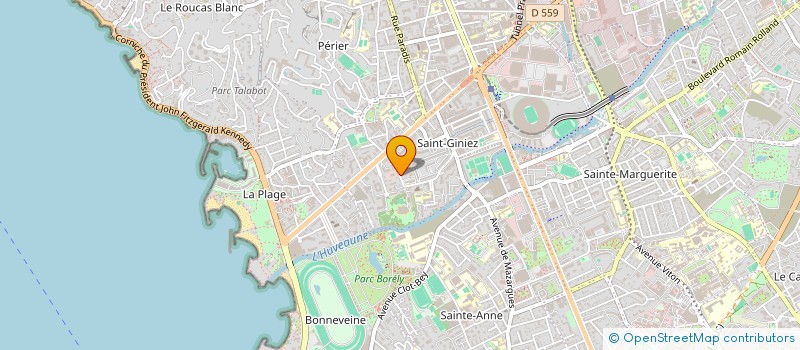 localisation de l'entreprise UNION PATRONALE PROTHESISTES DENTAIRES  MARSEILLE