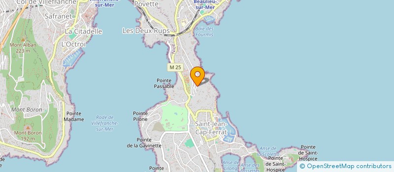 localisation de l'entreprise UNION PECHEURS PLAISANCIER ST JEANNOIS  SAINT-JEAN-CAP-FERRAT