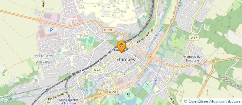 localisation de l'entreprise UNION PHILARMONIQUE D ETAMPES à ETAMPES