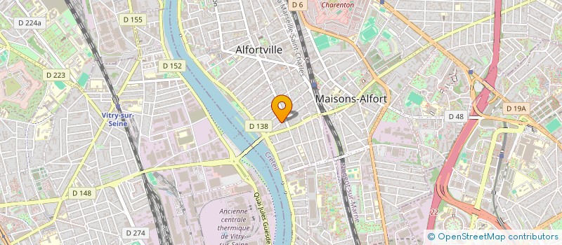 localisation de l'entreprise UNION PHILATELIQ BANLIEUE   76  ALFORTVILLE