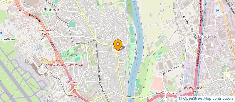 localisation de l'entreprise UNION PHILATELIQUE BLAGNACAISE  BLAGNAC