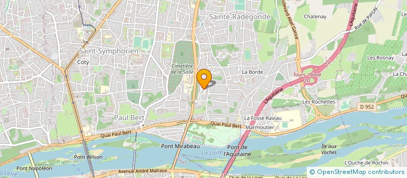 localisation de l'entreprise UNION PHILATELIQUE DE TOURS à TOURS