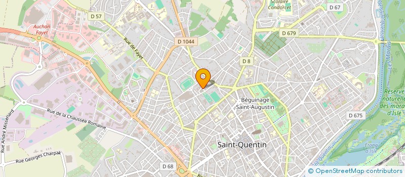 localisation de l'entreprise UNION PHILATELIQUE SAINT-QUENTINOISE à SAINT-QUENTIN