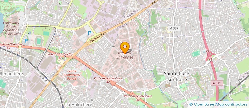localisation de l'entreprise UNION PHILHARMONIQUE DE NANTES à NANTES