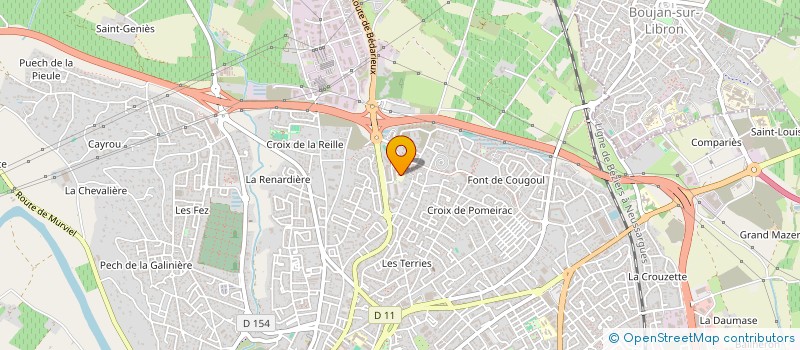 localisation de l'entreprise UNION PLACEMENT CONSEIL  BEZIERS