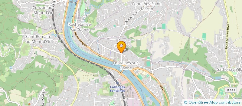 localisation de l'entreprise UNION PLANET  FONTAINES-SUR-SAONE