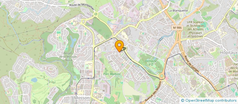 localisation de l'entreprise UNION PLATEFORME TERRITORIALE D'APPUI DE L'HERAULT à MONTPELLIER