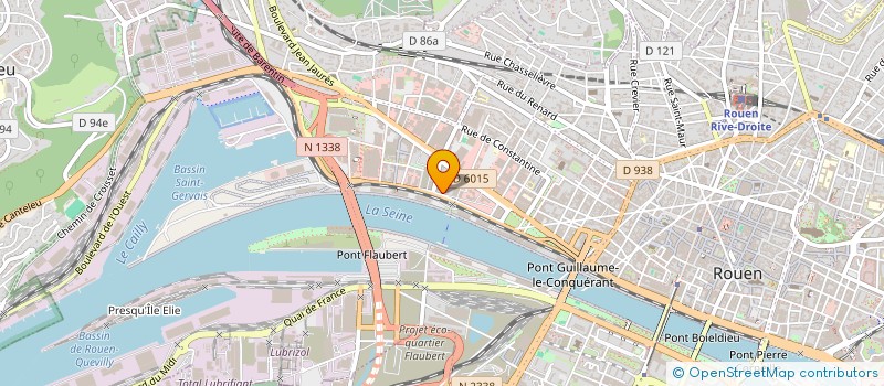 localisation de l'entreprise UNION PORTUAIRE ROUENNAISE à ROUEN